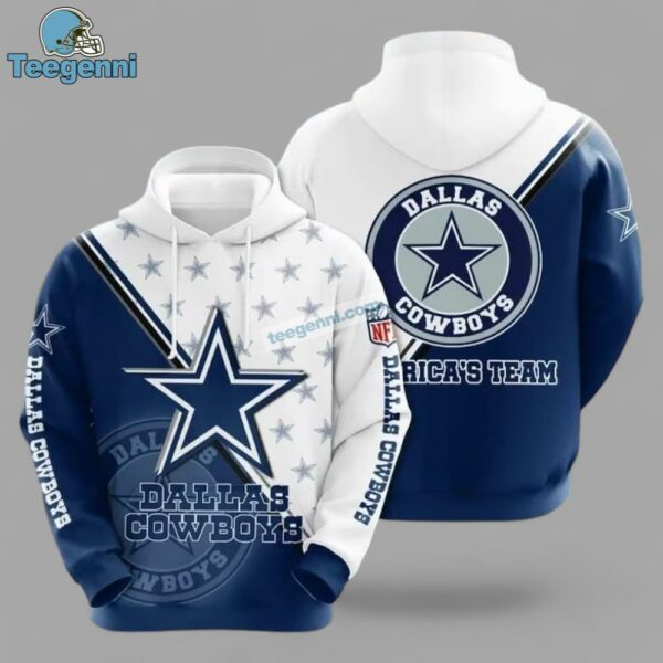 Dallas Cowboys Football 3D Hoodie