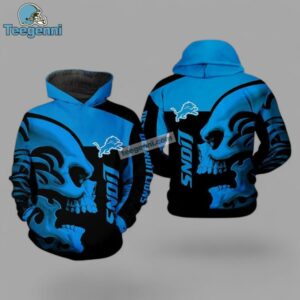 Detroit Lions Football Team 3D Hoodie