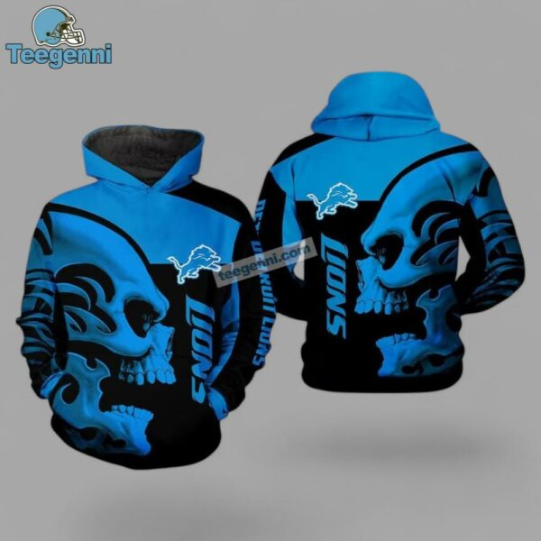 Detroit Lions Football Team 3D Hoodie
