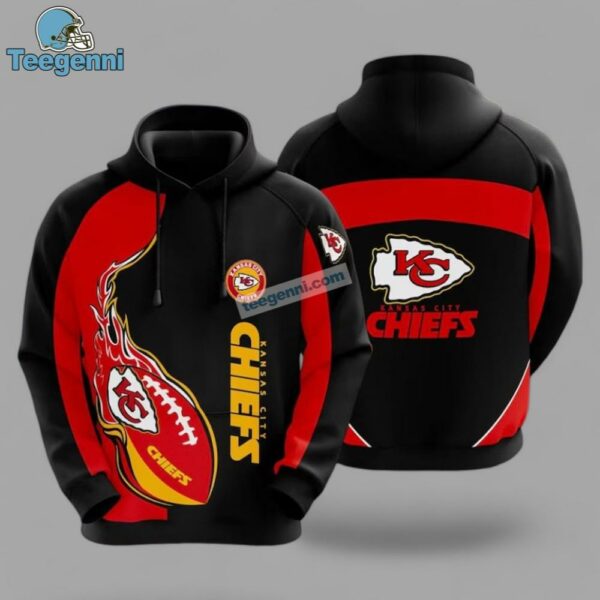 Kansas City Chiefs Football 3D Hoodie For Mens