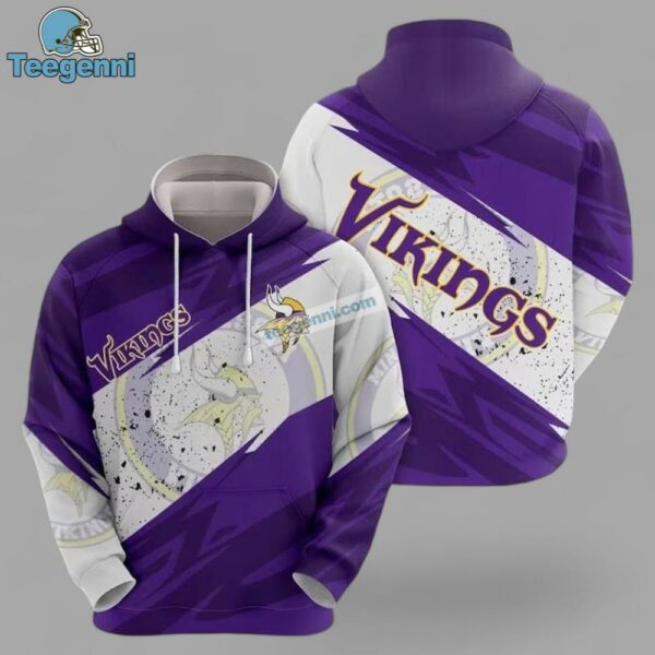 Minnesota Vikings Football Champion 3D Hoodie