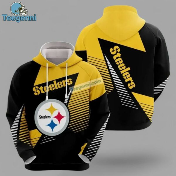 Pittsburgh Steelers Football Logo 3D Hoodie